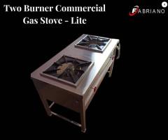 Two Burner Commercial Gas stove Lite 3
