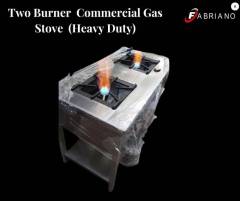 Two Burner Commercial Gas Stove Heavy 2