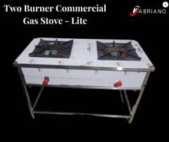 Two Burner Commercial Gas stove Lite 1