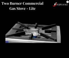 Two Burner Commercial Gas stove Lite 4
